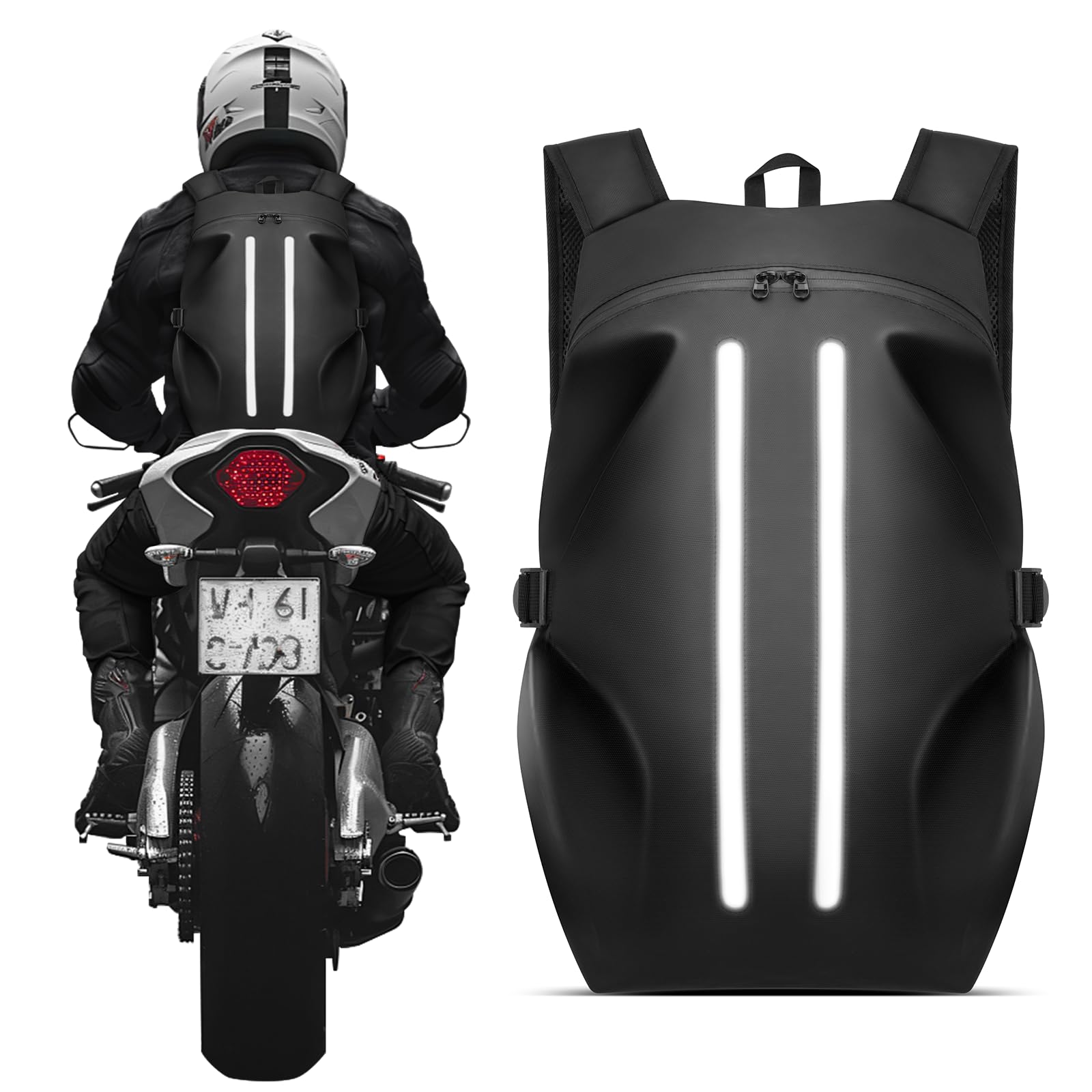 10 Essential Waterproof Motorcycle Backpacks for Every Rider IMAGOA Waterproof Helmet Backpack