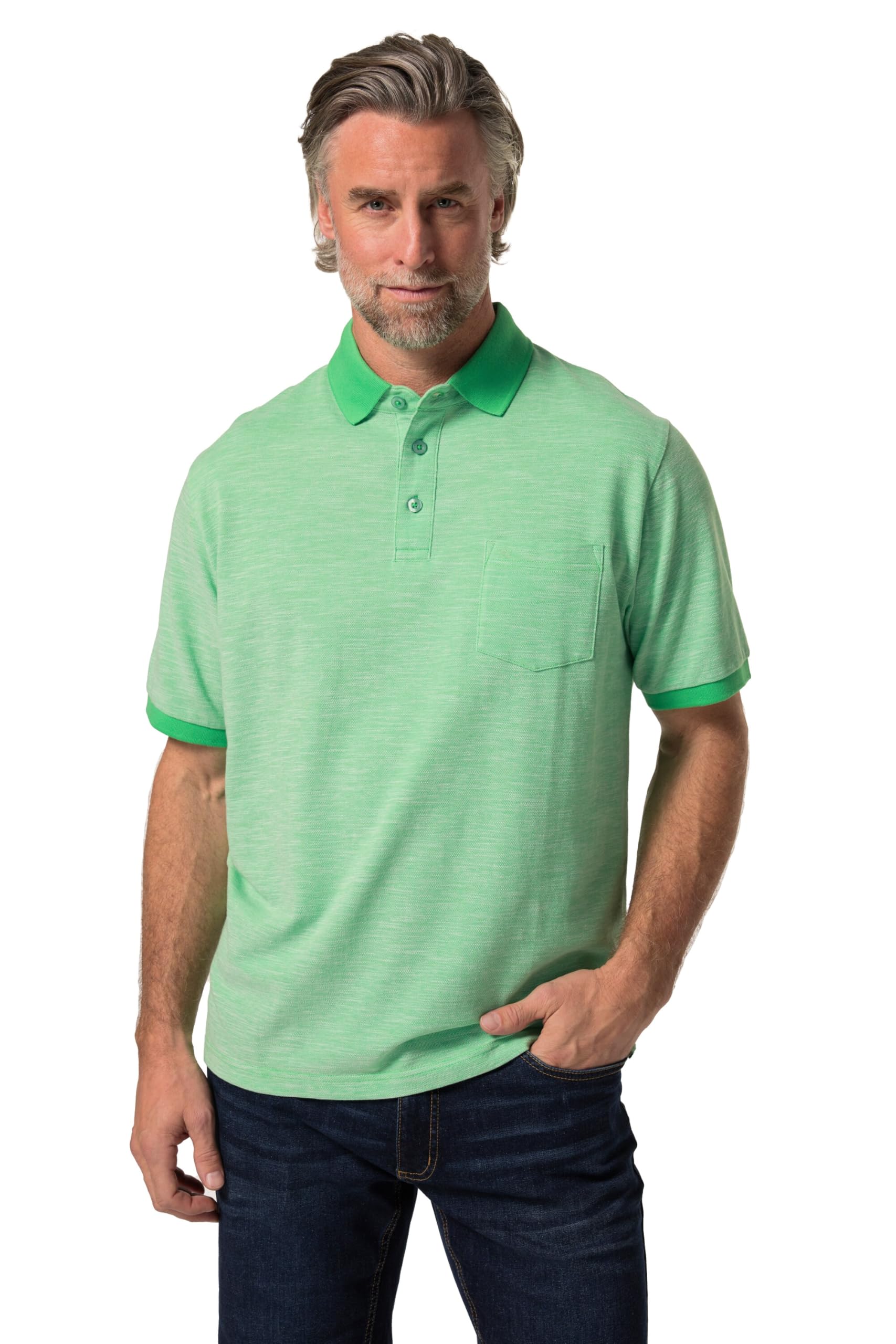 Boston Park Herren große Größen Übergrößen Menswear L-8XL Poloshirt, Halbarm, Piqué 838046