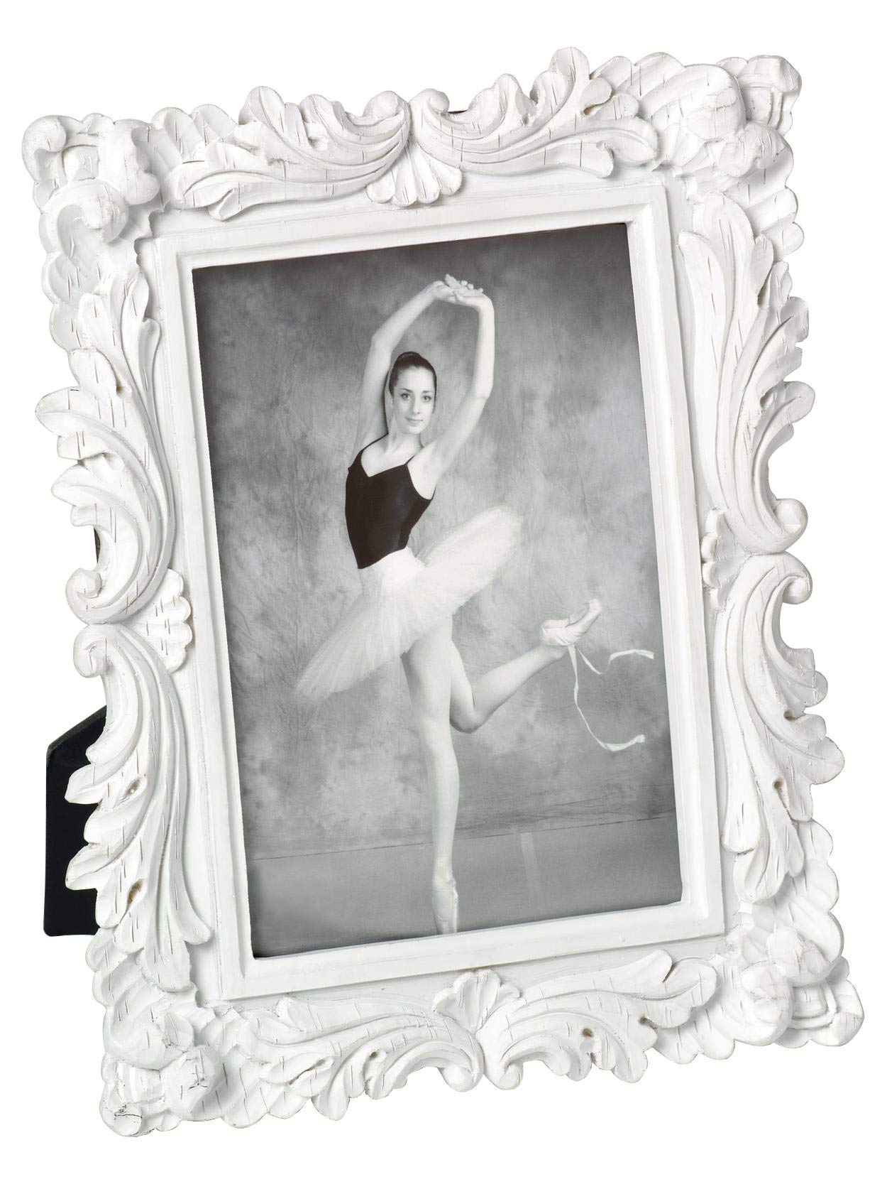 Walther Design QS318W Saint Germain Portrait Frame, 5 x 7 inch (13 x 18 cm), White