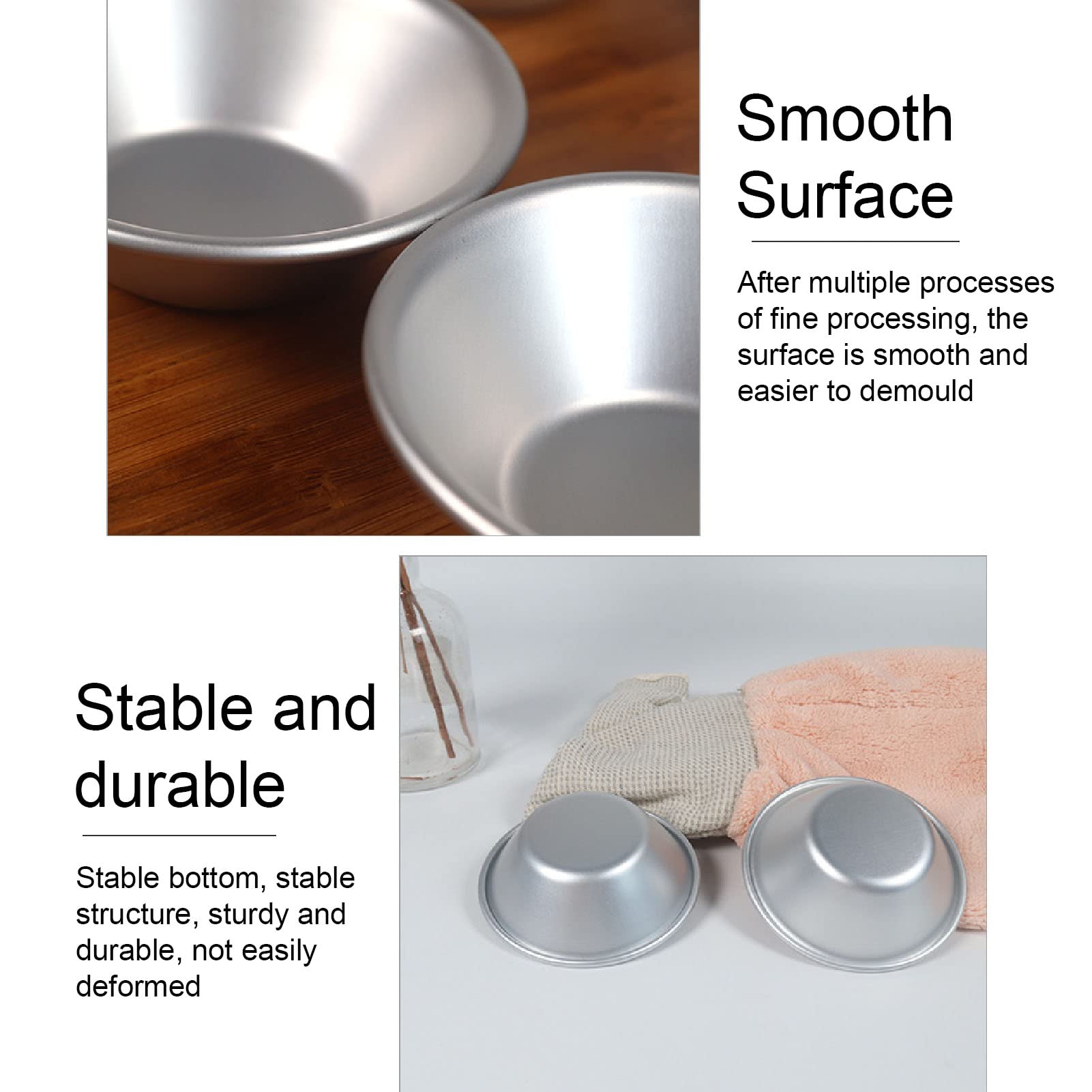 25 szt. aluminiowa forma do tarty jajecznej stop aluminium cyna mini formy do pieczenia folii aluminiowej kubki do uchwytu kubek do tarty jajecznej kubek do budyniu portugalski do
