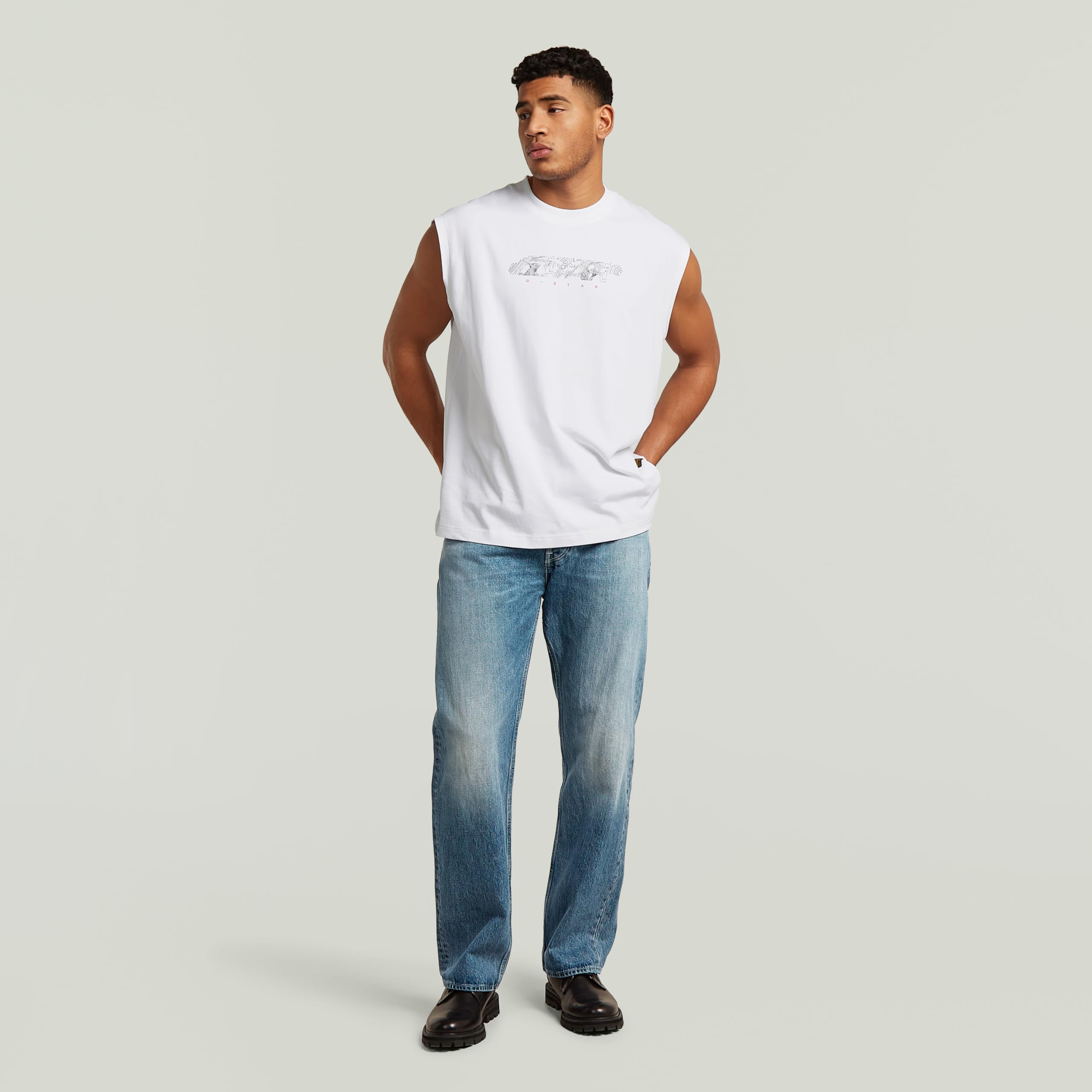 G-Star Loose GR SL R T T-Shirt Homme (Lot de 1)