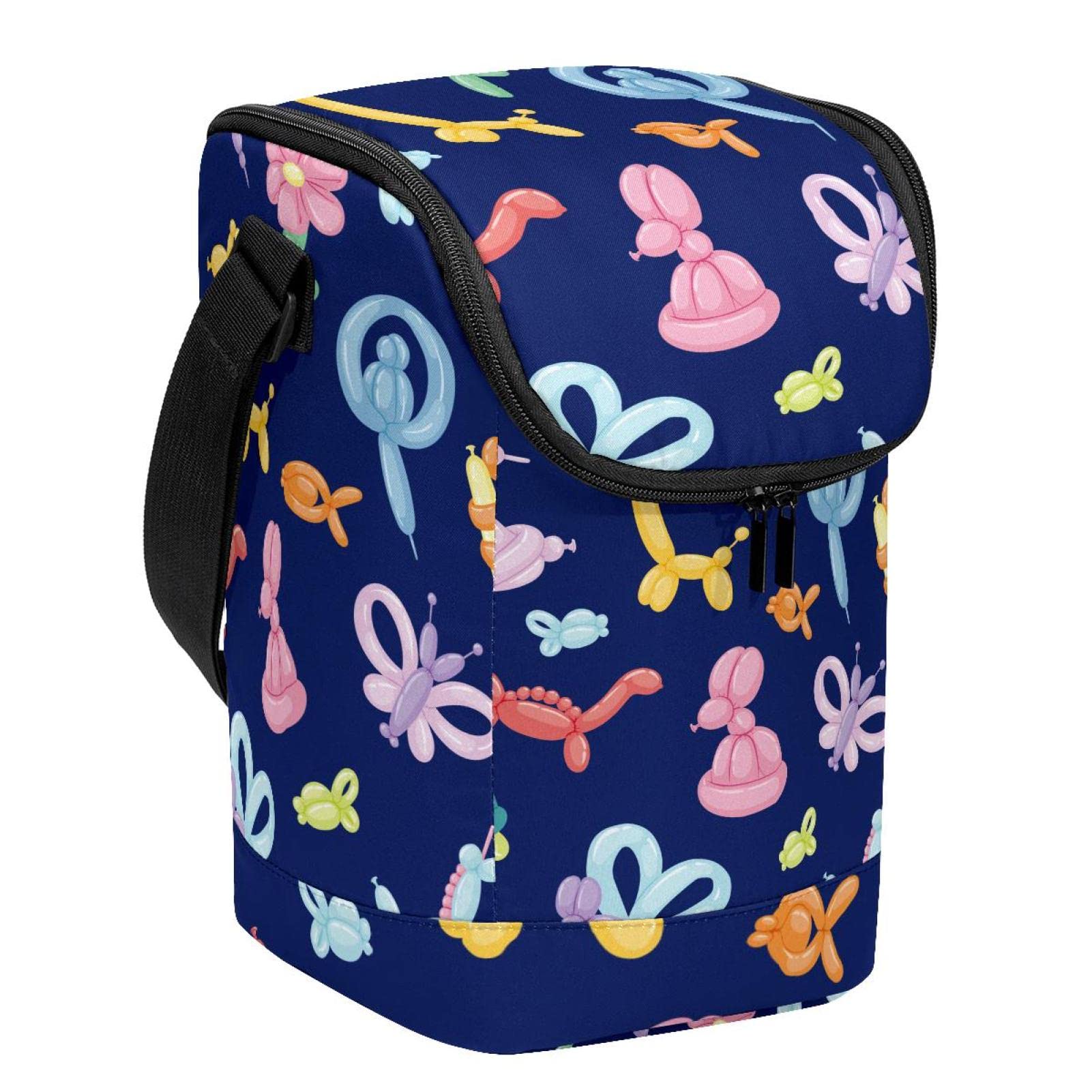 Bolsa de almuerzo con diseño de globo y cremallera de alta seguridad