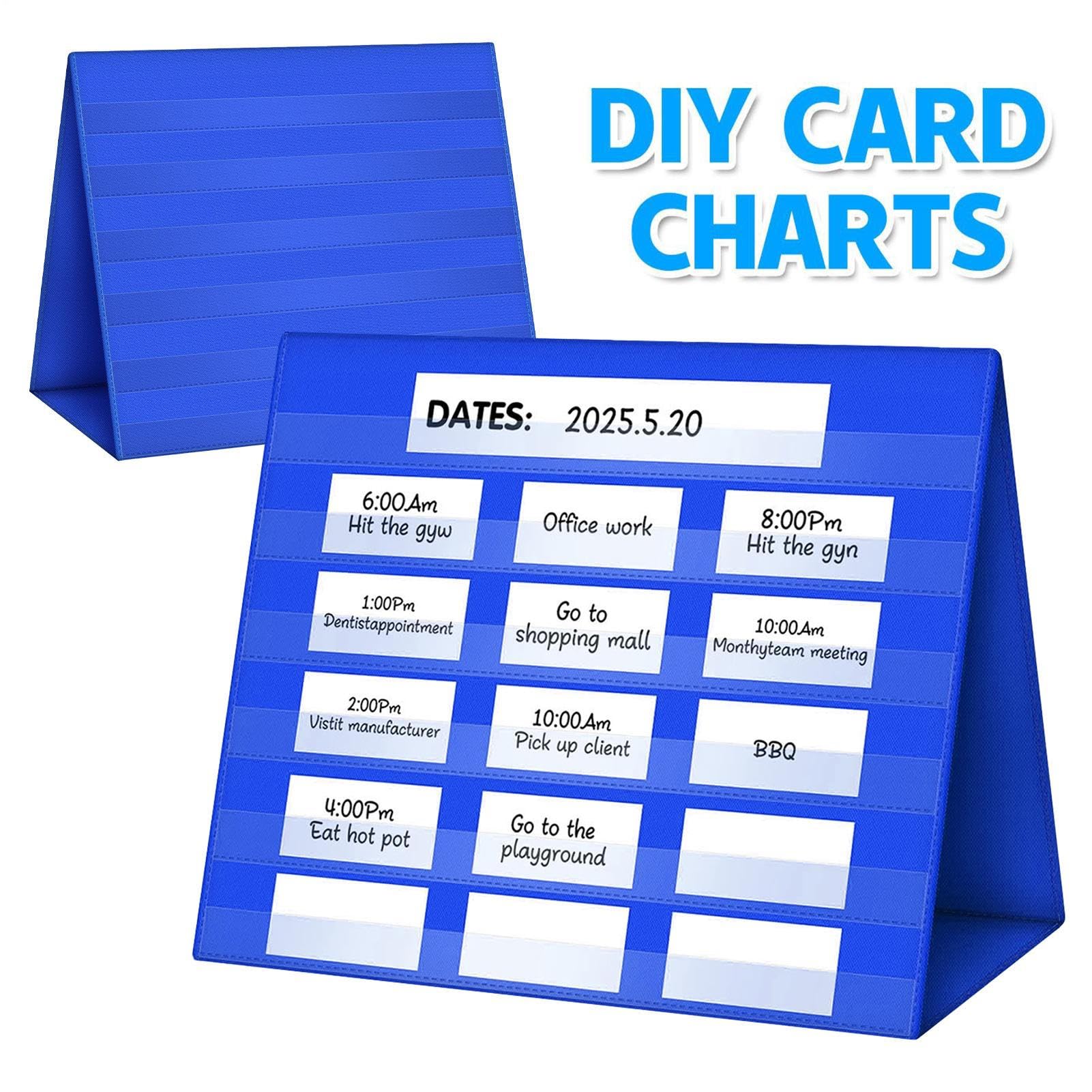 Tableau à Poches Debout pour Enseignants - de Classe Recto-Verso, Panneau d'Affichage Pliable | Outil Éducatif pour enfant, Organisation des Enseignants, Apprentissage en Maternelle
