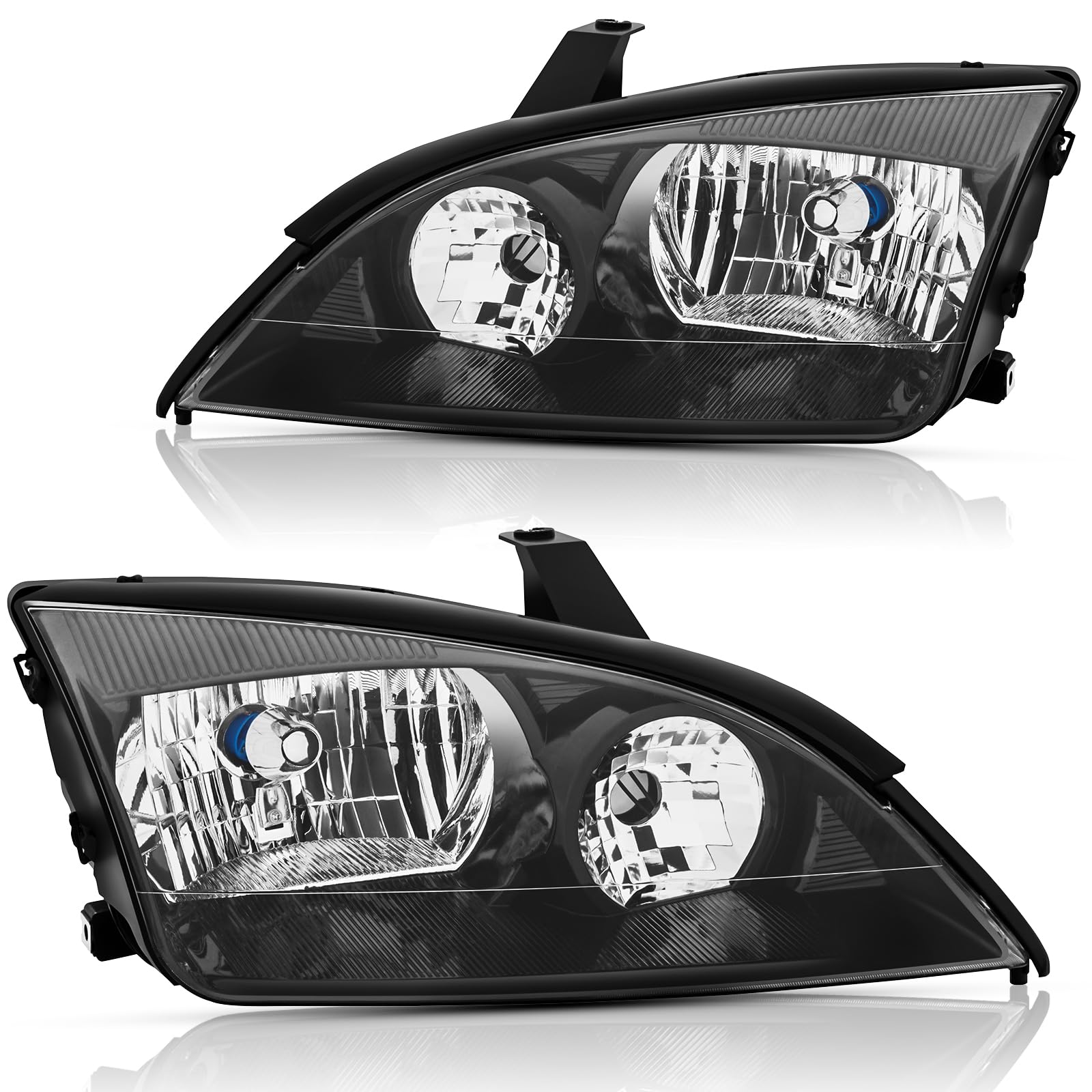 Amazon.com: SAFAUTOPARTS Headlights Assembly Pair Compatible with