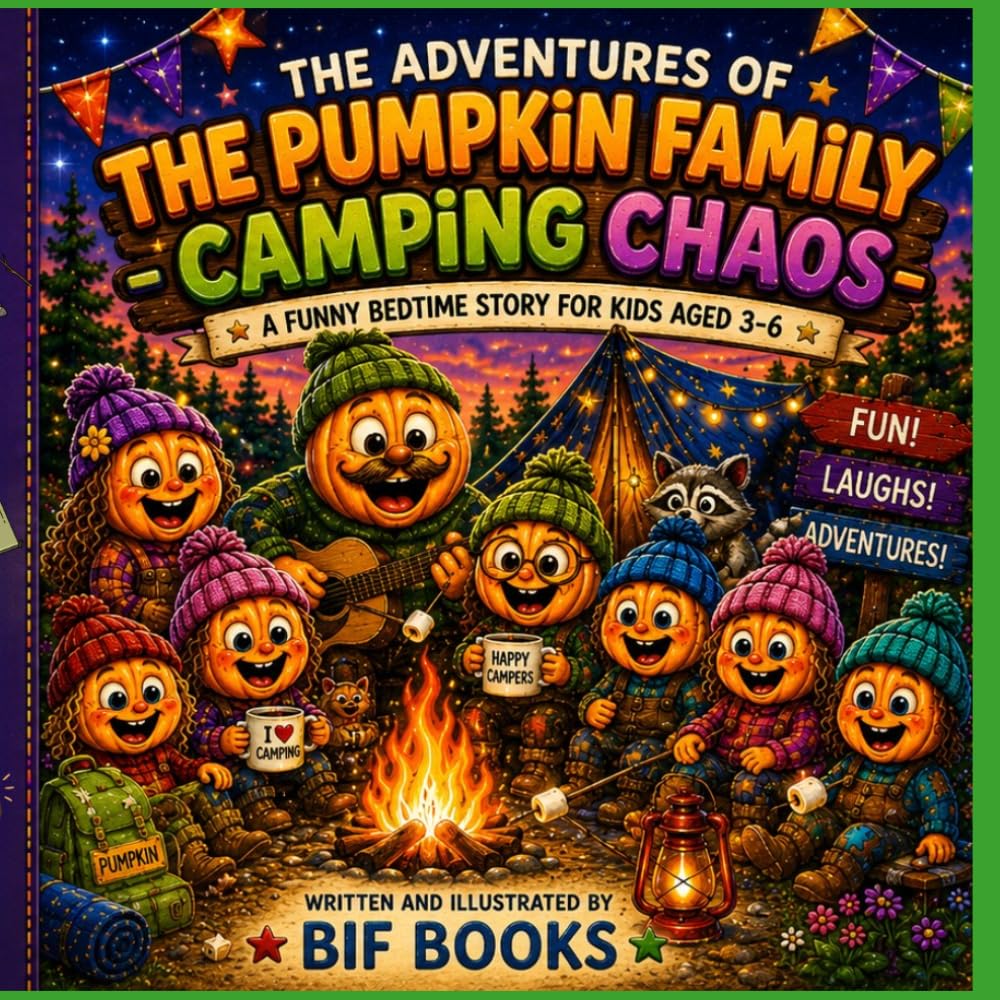 The Adventures of the Pumpkin Family: Camping Chaos: A Silly Bedtime Adventure Full of Mischief and Mayhem