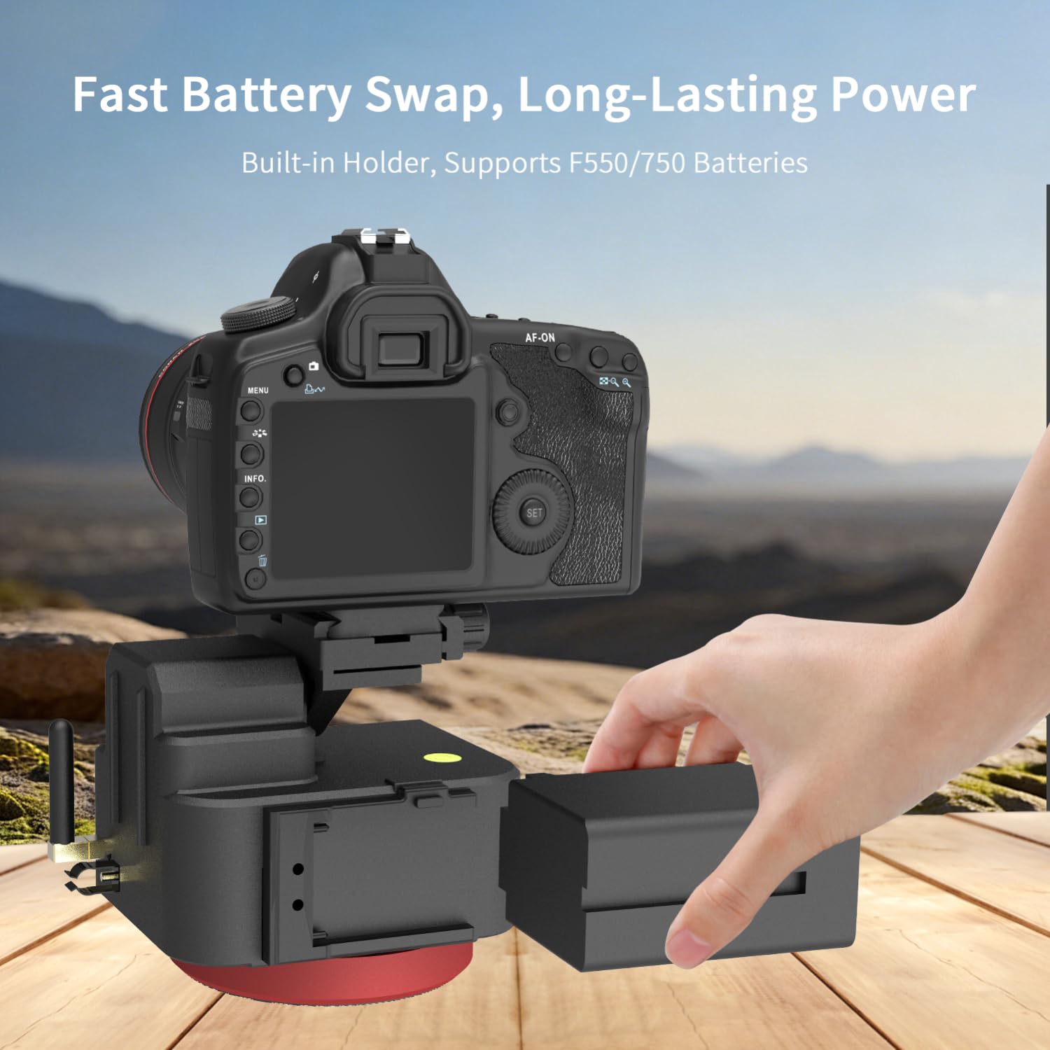 ZIFON PT3000 gimbal elektryczny, nośność 3,5 kg, głowica obrotowa