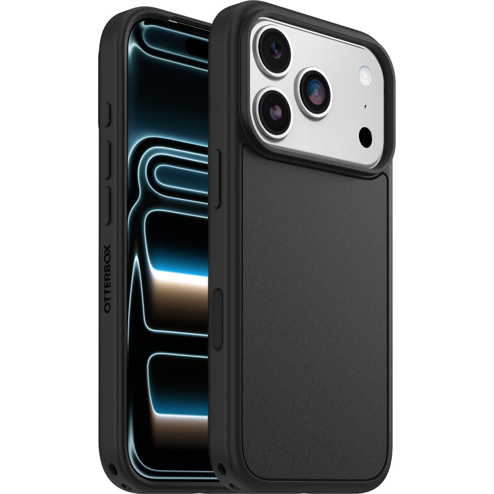 Otterbox Symmetry Case for Apple Iphone 17 Pro Smartphone Black Retail Drop Resi