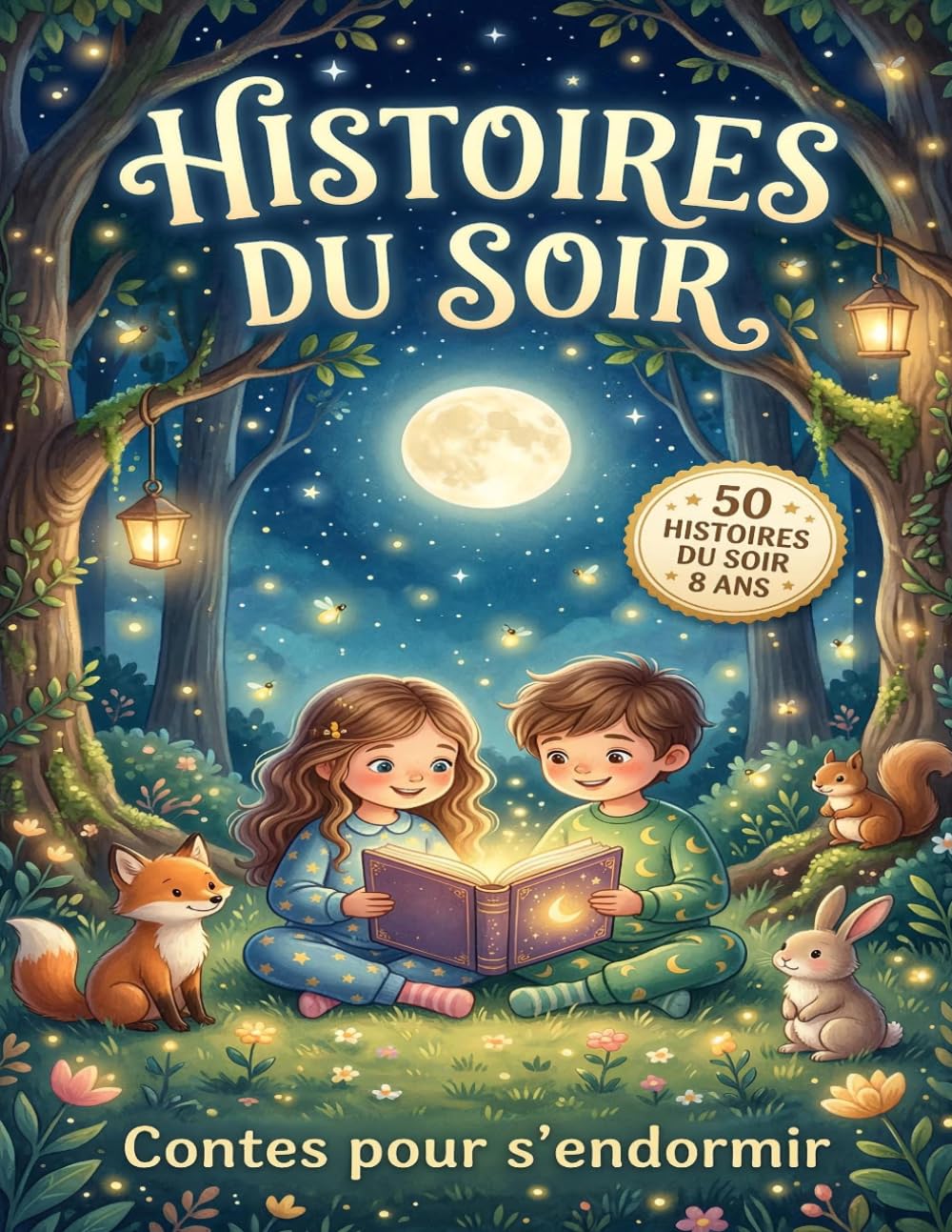 50 Histoires du Soir 8 ans: Contes courts et illustrés pour un rituel du coucher apaisant