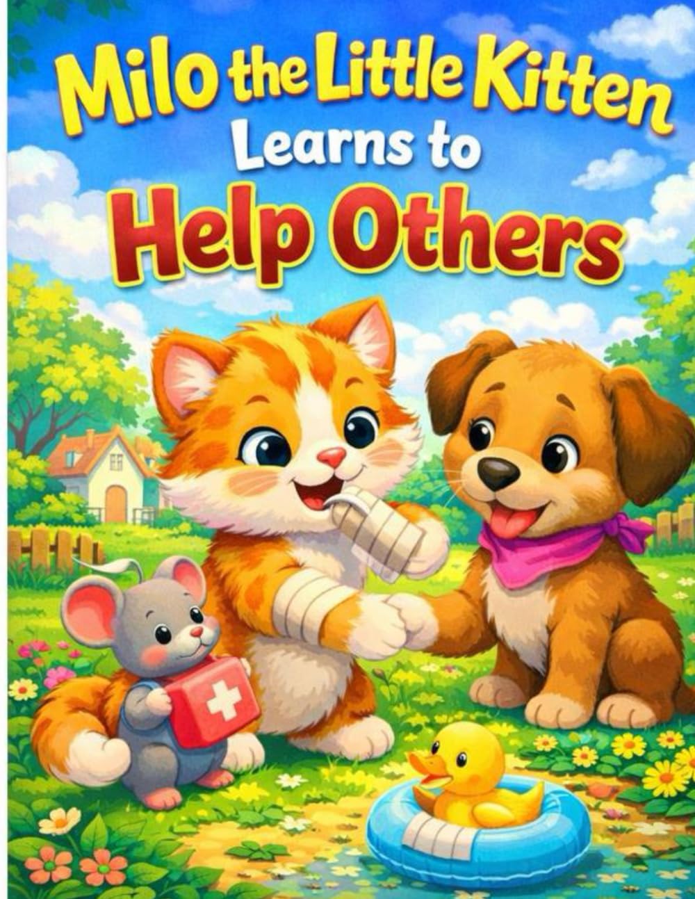 The Little Kitten Learns to Help Others