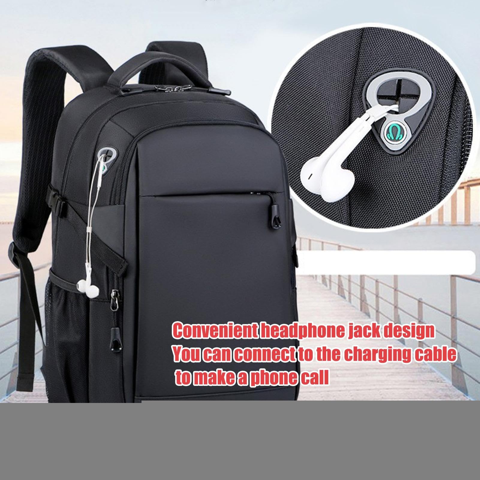 Zaino Per Computer Portatile Borsa Da Viaggio Traspirante | Zaino Da Viaggio Outdoor Per Professionisti Business Ufficio Viaggiatori Giocatori Insegnanti Caffè Biblioteche Riunioni