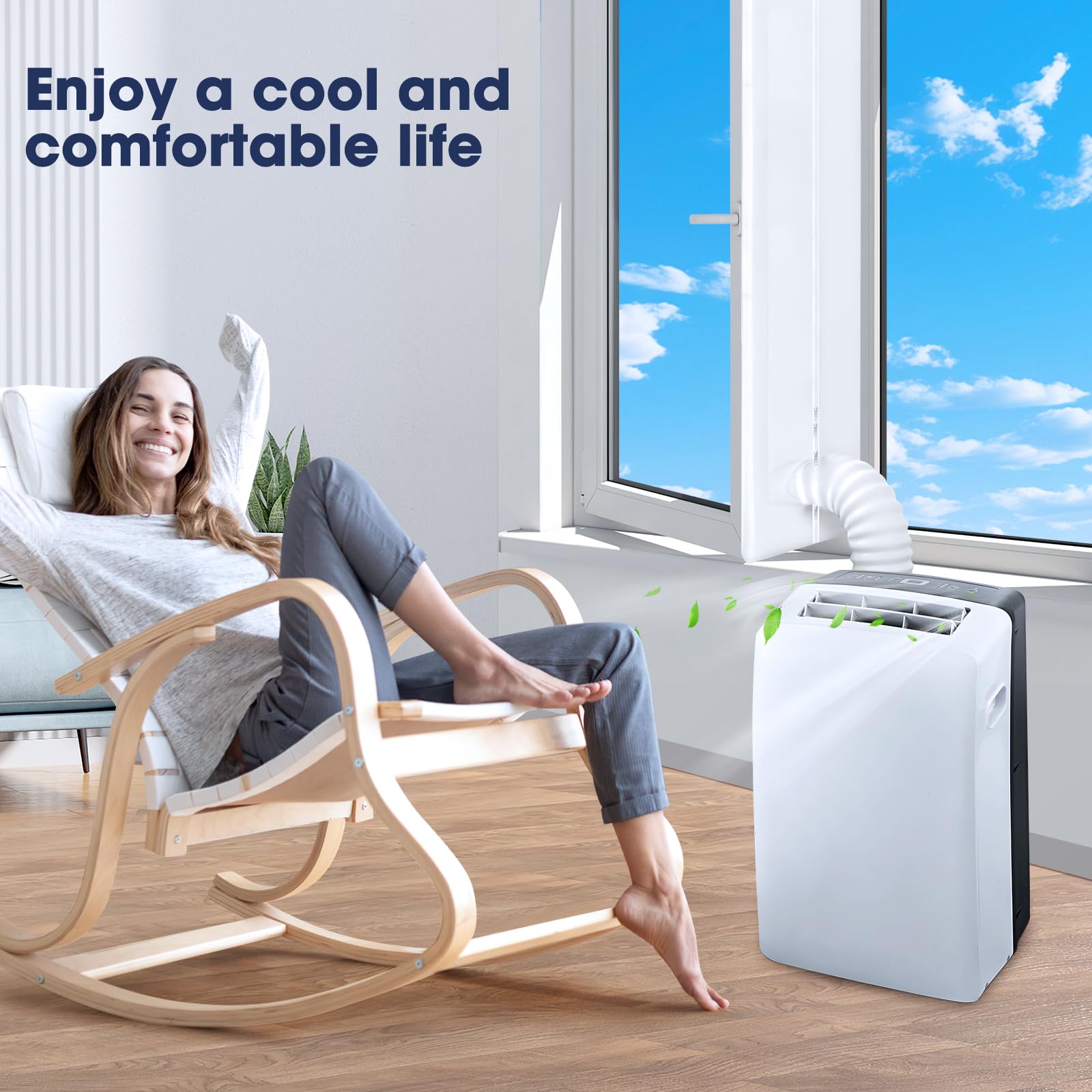 Climatizzatore per finestre, guarnizione per finestre per climatizzatori mobili, asciugatrici, asciugatrici, 400 cm, Hot Air Stop, adatto per finestre