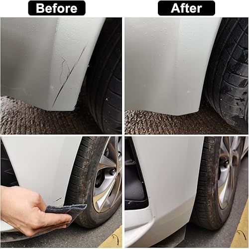 Miniatura 2 de NanoSparkle - Paño para arañazos de coche, removedor de arañazos de coche de tela nano brillante, 4 piezas de reparación de arañazos ligeros,