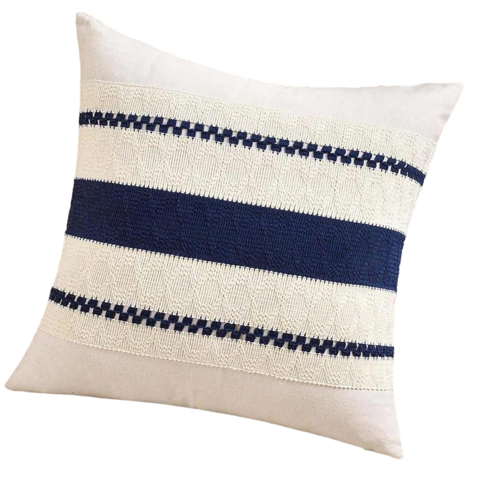 Jazuaiao Bohemians Cotton Linen Pillow Cover Safe for Sensitive Skin Bohemians Pillow Cover