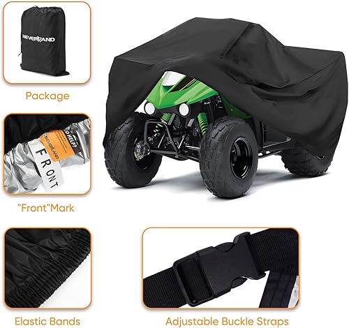 Miniatura 3 de Cubierta Universal Oxford resistente e impermeable ATV de NEVERLAND, apta para Polaris, Honda, Yamaha, Can-Am, Suzuki