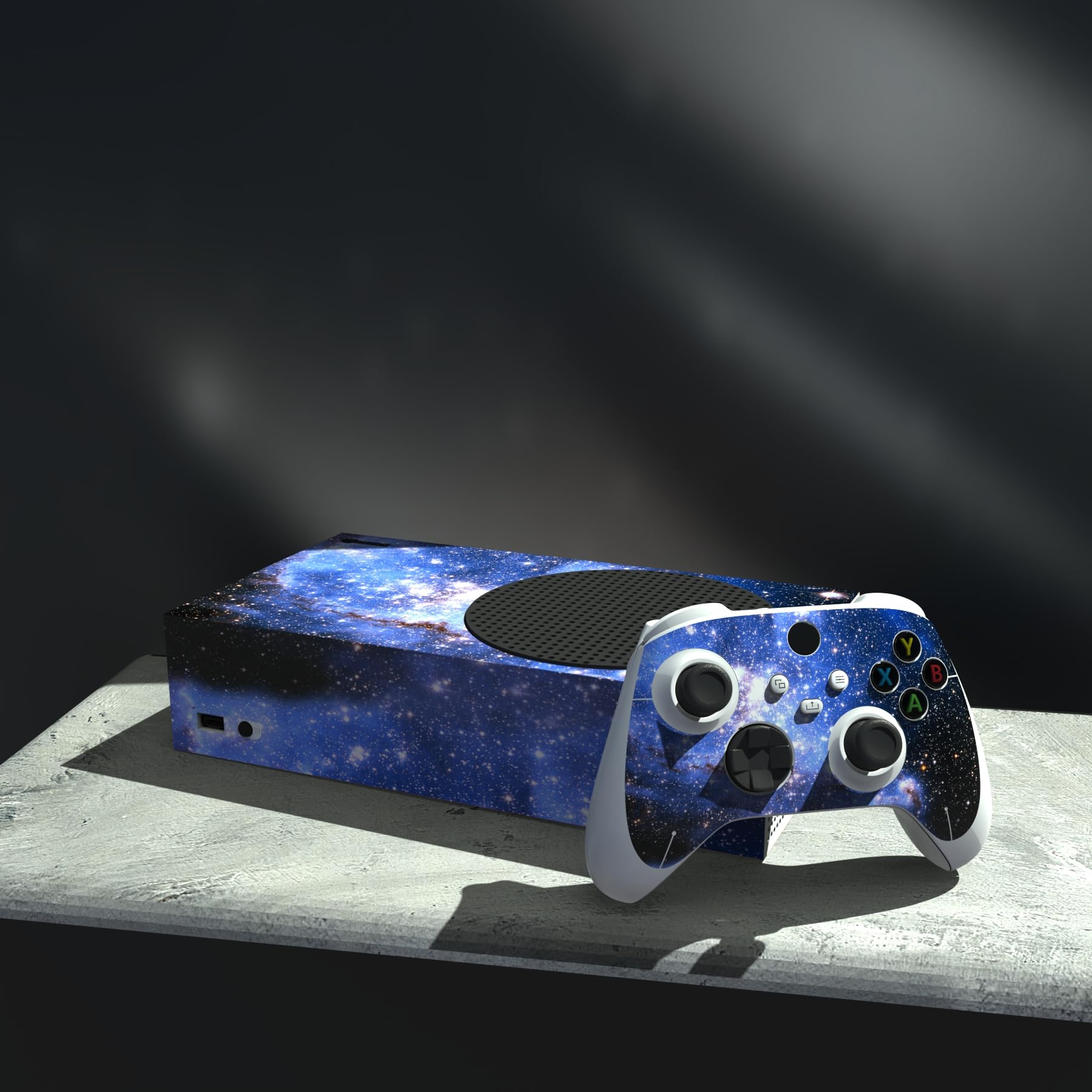 Colorful Galaxy Full Body Skin For Xbox Series X Console & Controllers - Protective Vinyl Decal