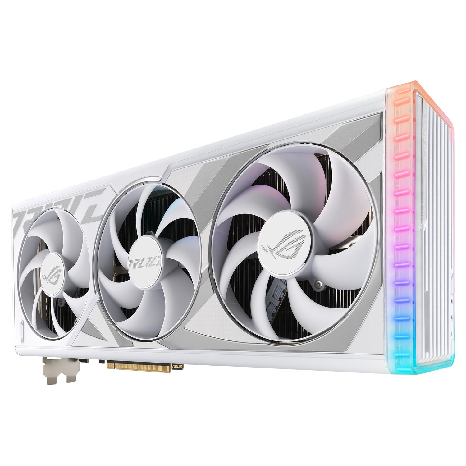 ASUS ROG Strix NVIDIA GeForce RTX 4080 SUPER OC Edition Scheda Grafica 16 GB GDDR6X, 256 Bit, PCIe 4.0, HDMI, DisplayPort, Bianco, ROG-STRIX-RTX4080S-O16G-WHITE