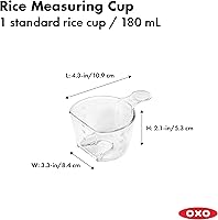 Vista 5 de NEW OXO Good Grips POP Container Rice Measuring Cup