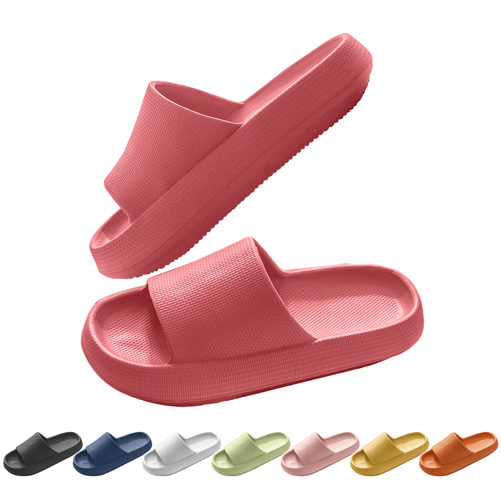 NIBESSER Zapatillas Mujer Hombre Chanclas Verano Casa de Suela Gruesa Comodas Zapatillas Playa Piscina Antideslizantes Impermeables Sandalias Ligeras para Interior Exterior