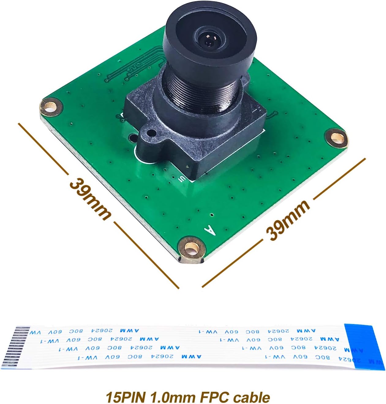Camera Module Dimensions and FPC Cable