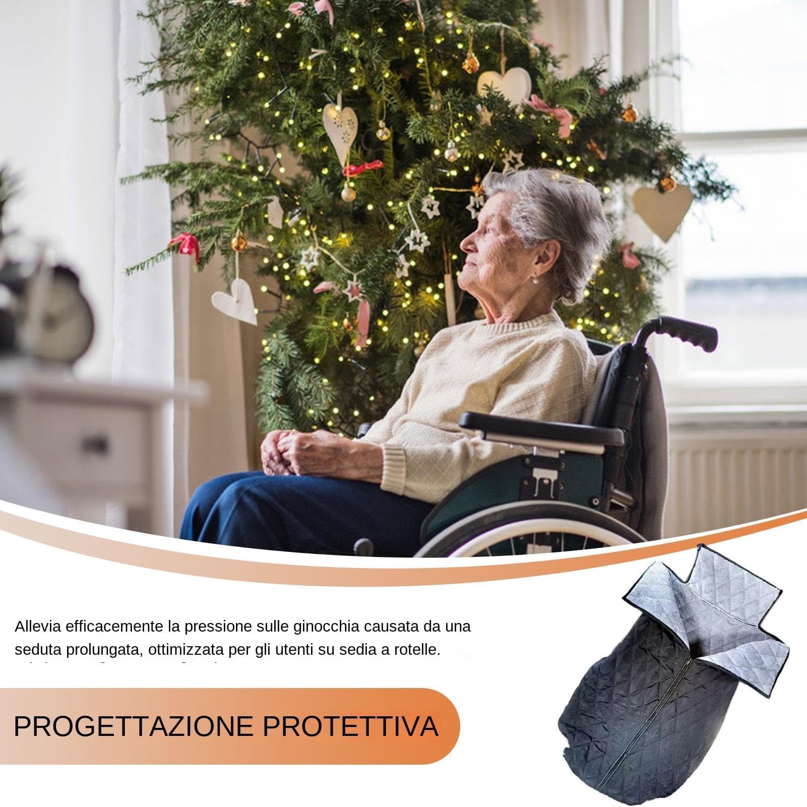 Manta para silla de ruedas, funda térmica para silla de ruedas, funda impermeable para silla de ruedas para invierno, funda ligera para silla de ruedas con diseño cálido e impermeable para uso en ex