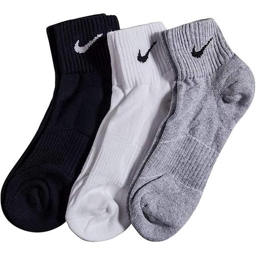 NIKE Performance Cushion Quarter Training Socks (3 Pairs)
