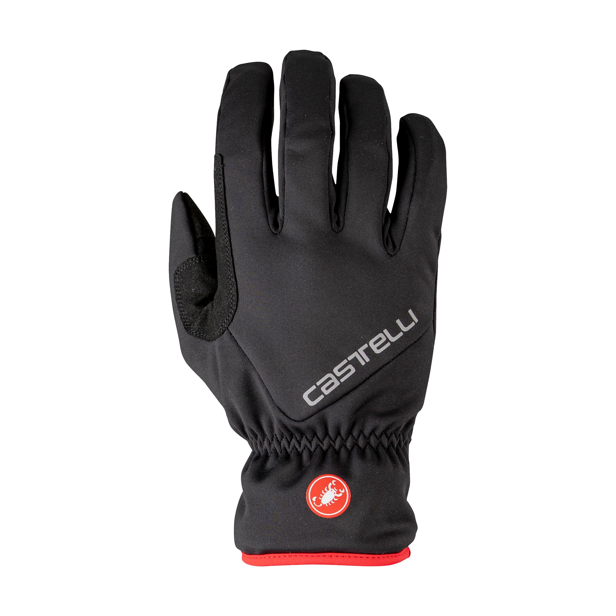 CASTELLI Men’s Entrata Thermal 2 Glove, Windproof, Insulated Cycling Gloves, Touchscreen Compatible for Cold-Weather Rides Black Medium