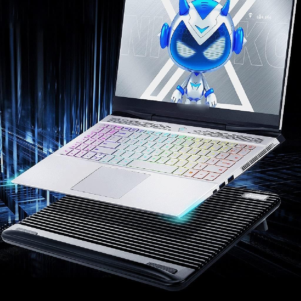 laptop cooler ventola portatile pc Raffreddamento per laptop da gioco Dispositivo di raffreddamento per notebook con doppia ventola con doppia USB
