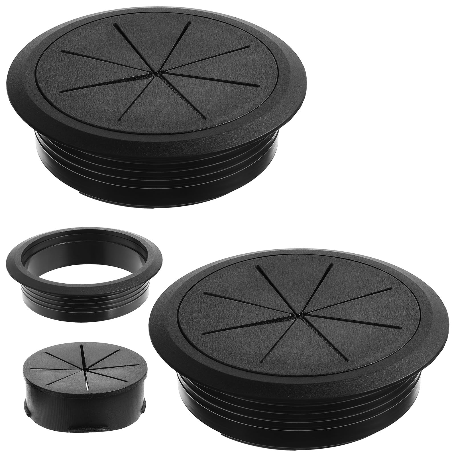 2 Pcs Desk Grommet 3.5