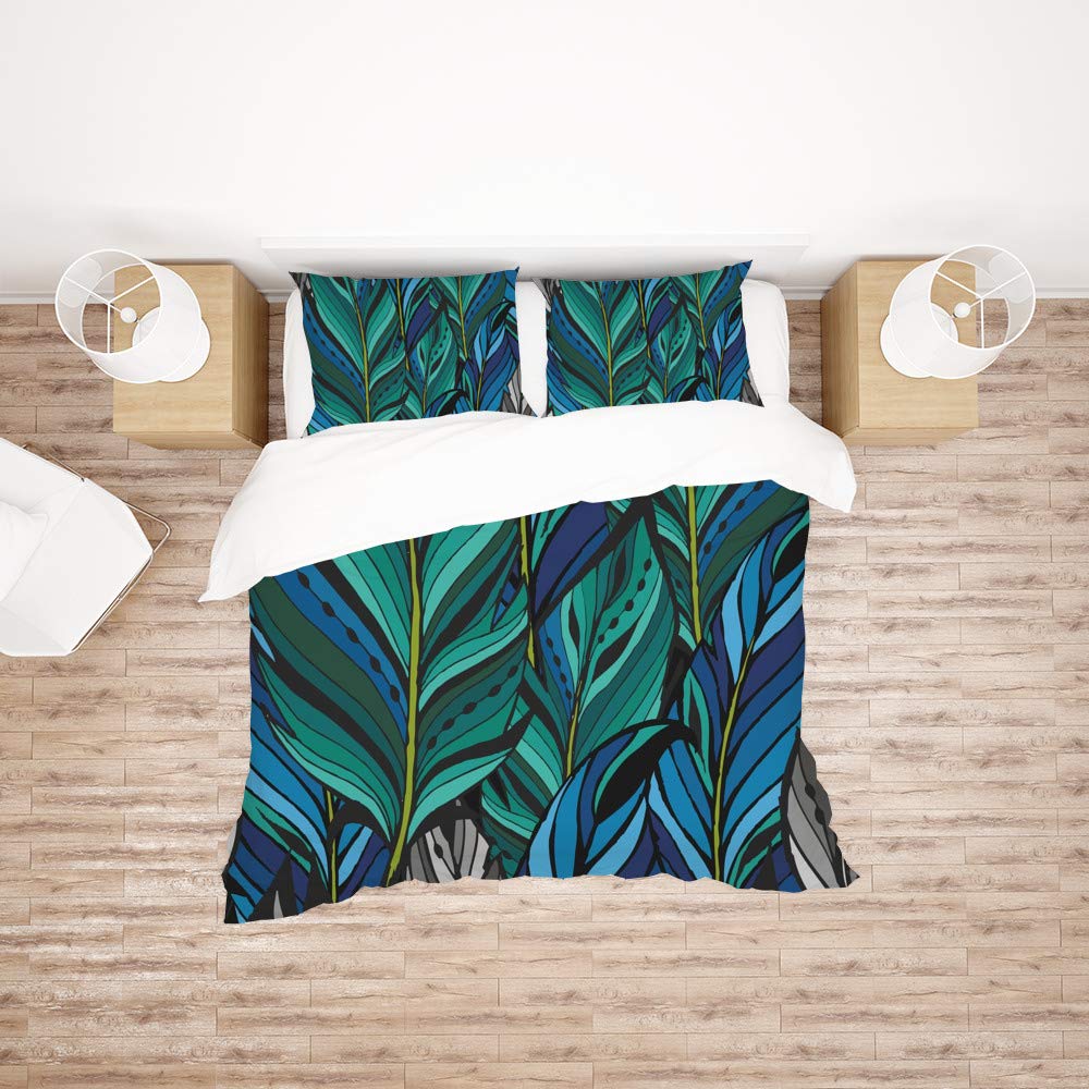 Parure de lit King Size ultra douce et facile d'entretien en microfibre de polyester