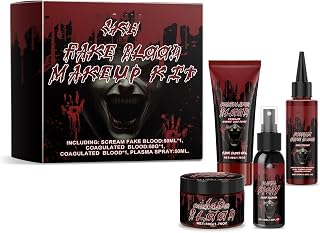 Halloween Makeup Set, Create a Festive Atmosphere, Props, and Entertainment Pranks for Masquerade Parties for Halloween Cosplay Party Supplies