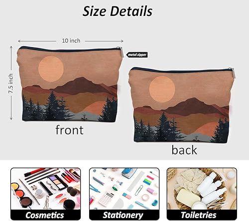 Miniatura 6 de IWXYI Bolsa de maquillaje boho YL, Boho Mountain