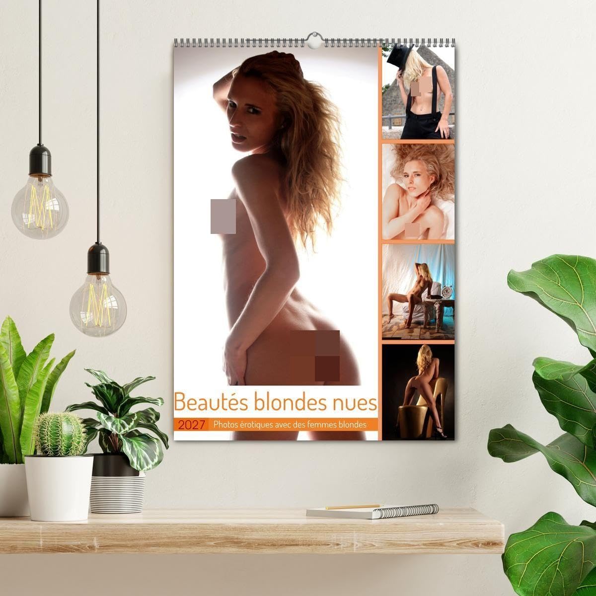 Beautés blondes nues (Calendrier mural 2027 DIN A2 horizontal), CALVENDO calendrier mensuel: Photographie de nu avec des femmes blondes