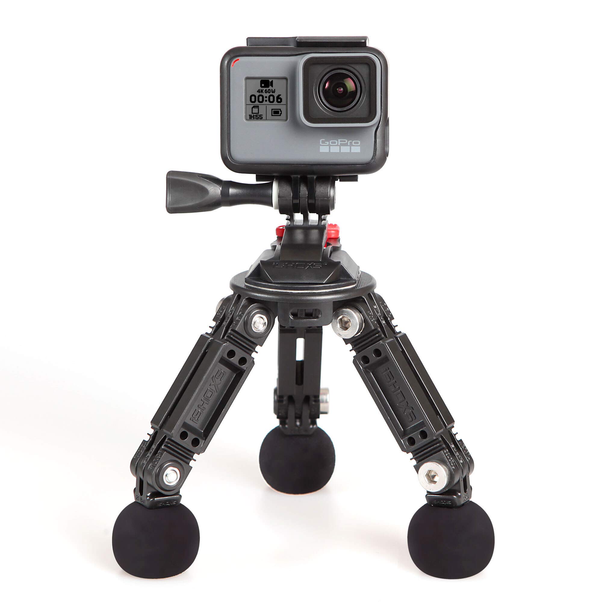 iSHOXS ProHandle Basic   Handstatief Action Cam, Statief Houder Tripod ActionCam geschikt voor GoPro Hero 3 4 5 6 en compatibele sport  en actiecamera's