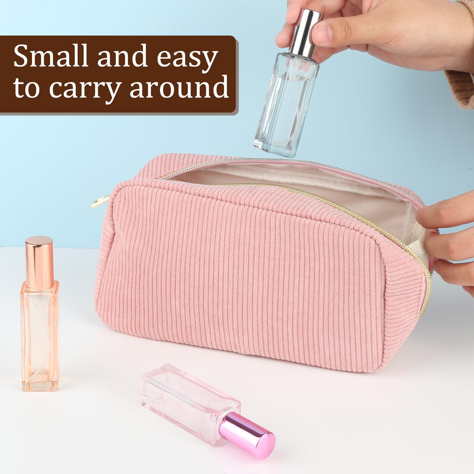4 sztuki rozpylaczy do perfum, 20 ml, szklane perfumy, puste mini rozpylacz perfum w podróży, dla mężczyzn i kobiet (pomarańczowy, fioletowy, szary, różowy)