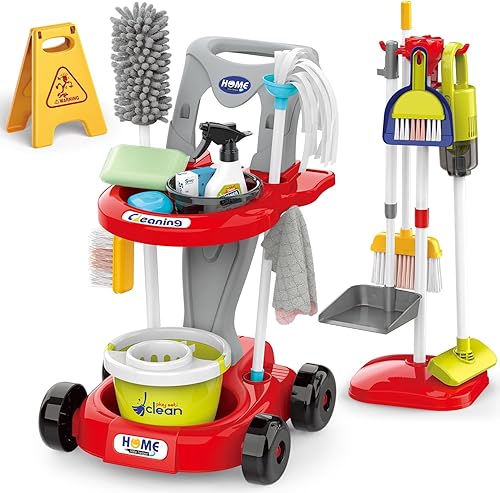 Juego de limpieza para niños pequeños, juego de juguetes de limpieza para niños, nuevo juego de limpieza desmontable de 29 piezas para niños