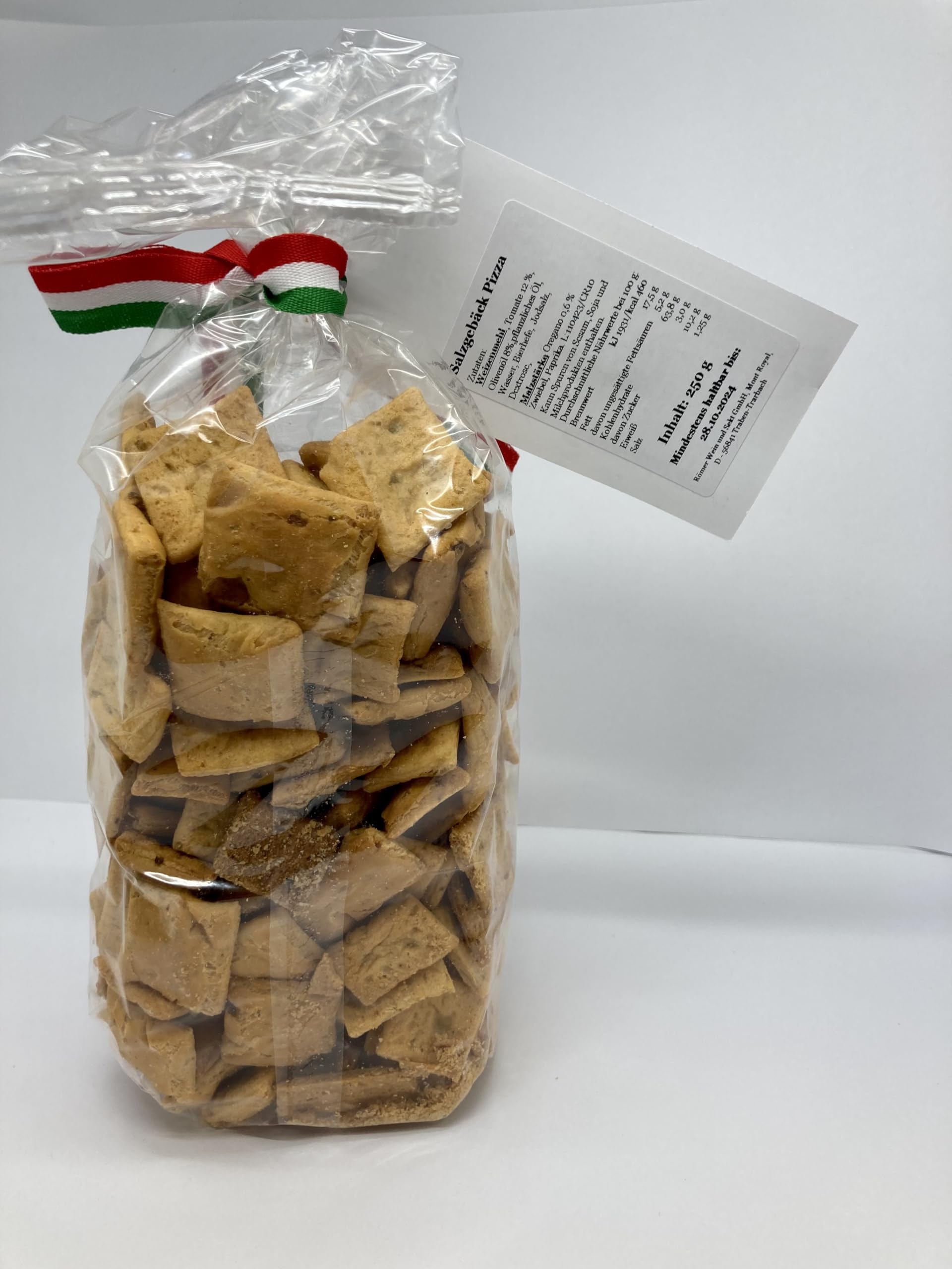 Römer Präsente Geschenkset Mediterrane Vielfalt 8-teilig: Korb, Pizza Gebäck, Sugo, Pasta, Oliven, Terrine, 2 Flaschen Wein
