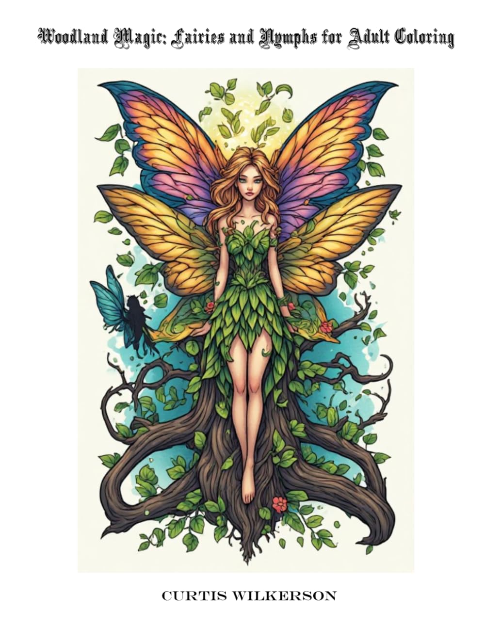 Woodland Magic: Fairies and Nymphs for Adult Coloring