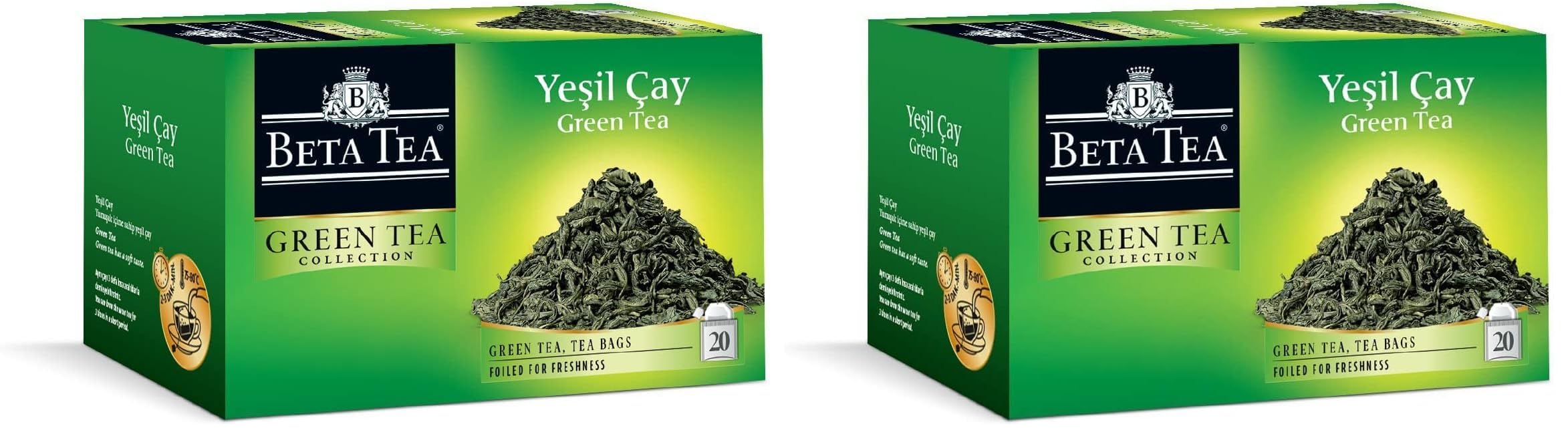 Beta Green Bardak Poşet 20 Adet 2li paket