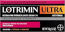 Lotrimin Ultra Ringworm Cream, Butenafine Hydrochloride 1%, Effective Antifungal Treatment of Most Ringworm, 1.1 Ounce 30 Grams