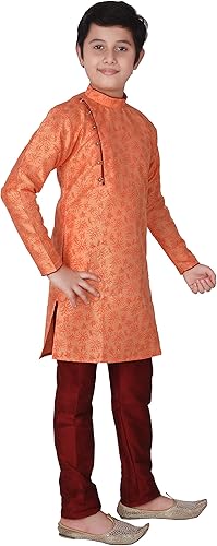 Miniatura 4 de Pro-Ethic Style Developer Conjunto de Kurta de seda india para niños 1 a 16 años Paquete de 1 (S-134)