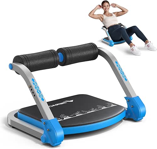 MERACH Ab Machine, Sit Up Exercise Equipment with 3 Adjustable