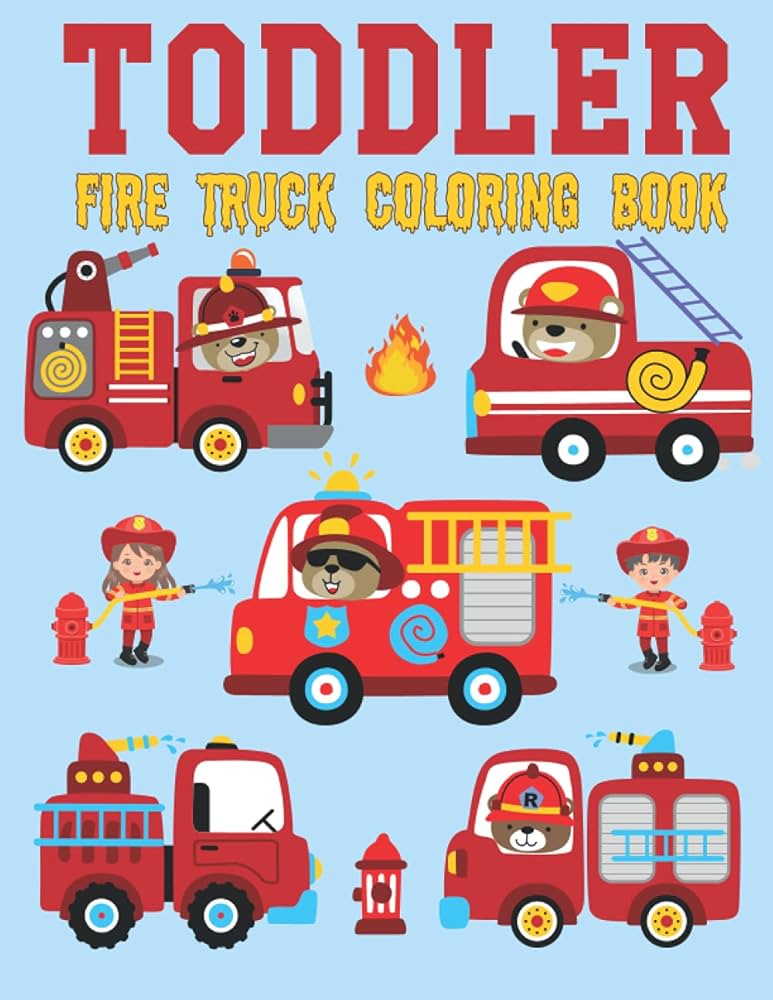 toddler-fire-truck-coloring-book-printable-fire-truck-activity-coloring-book-for-kids-ages-1-3-fire-truck-coloring-book-for-toddler-fire-rescue-vehicles-coloring-book-for-toddlers-publishing-pretty-books-9798548149251 for Free Printable Fire Truck Pictures Toddler Fire Truck Coloring Book: Printable Fire Truck Activity Coloring Book for Kids Ages 1-3, Fire Truck Coloring Book for Toddler, Fire Rescue Vehicles Coloring Book for Toddlers: Publishing, Pretty Books: 9798548149251: for Free Printable Fire Truck Pictures