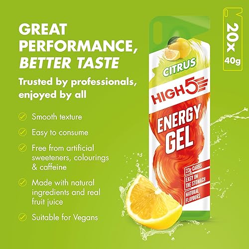 Miniatura 3 de High5 Citrus Energy Gel 20 Sobres, 28.22 oz