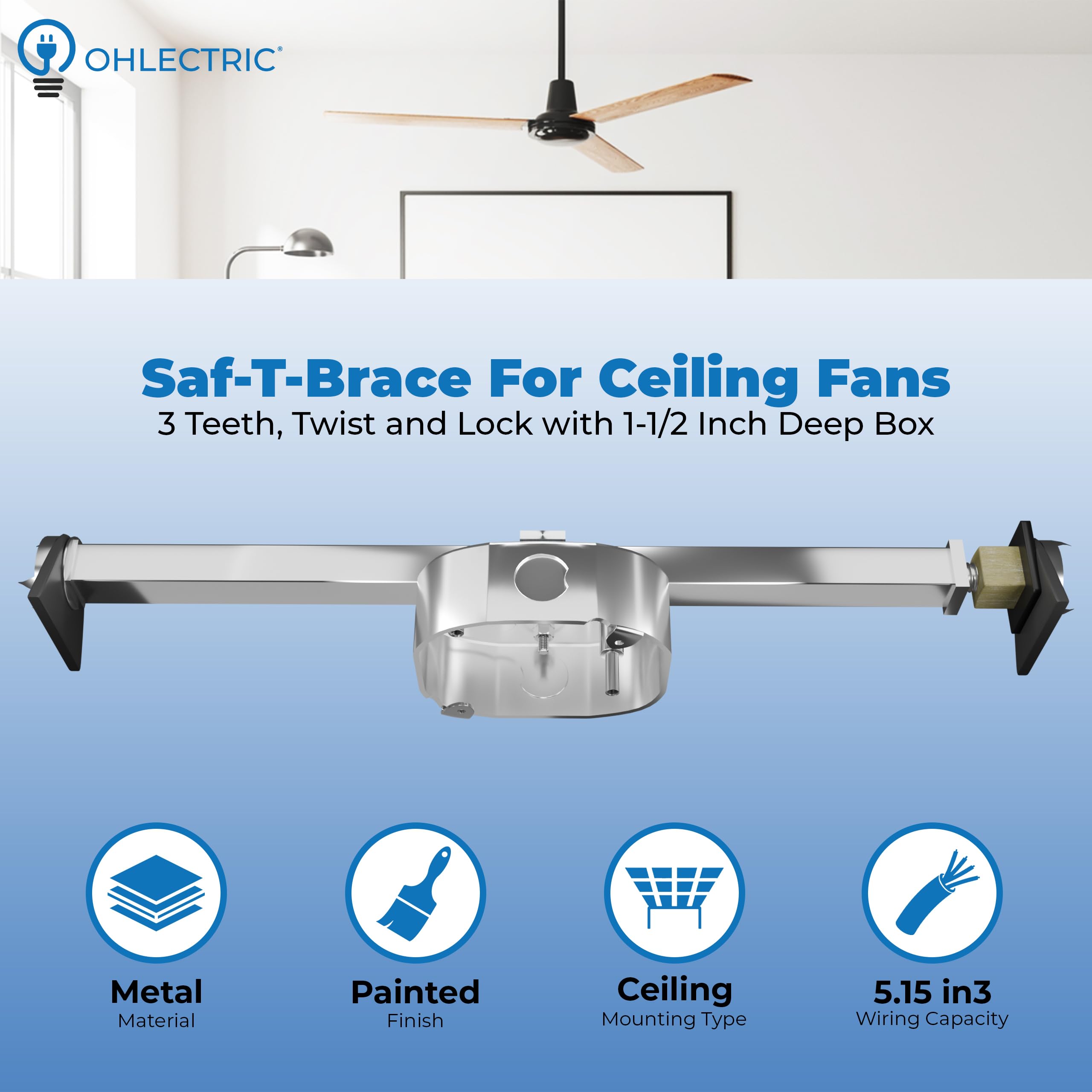 OHLECTRIC Ceiling Fan Mount Adapters