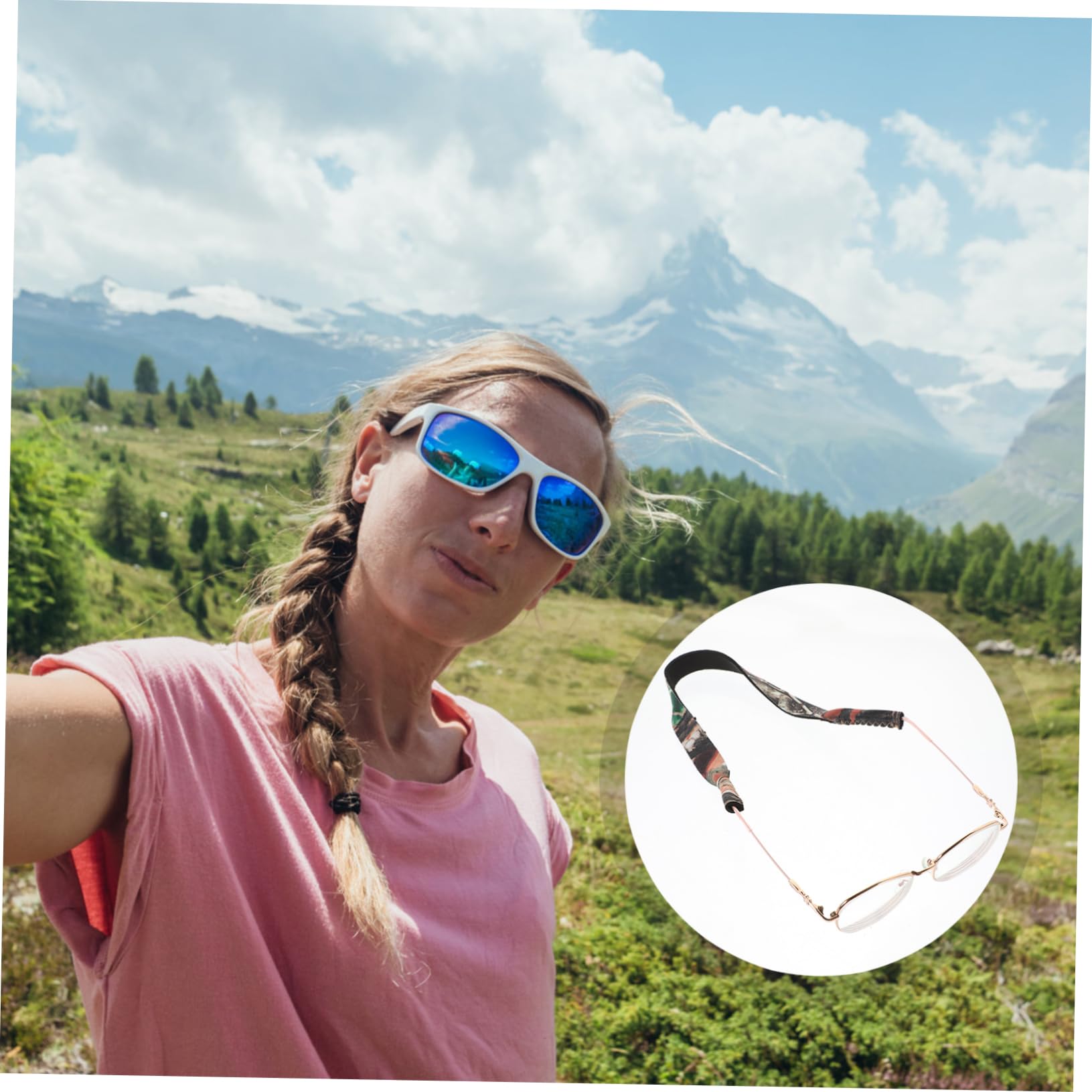 HOLIDYOYO 6pcs Anti-slip Glasses Lanyard Floatable Sunglass Straps Eyeglass Chain Sports Accessory for Outdoor Activities
