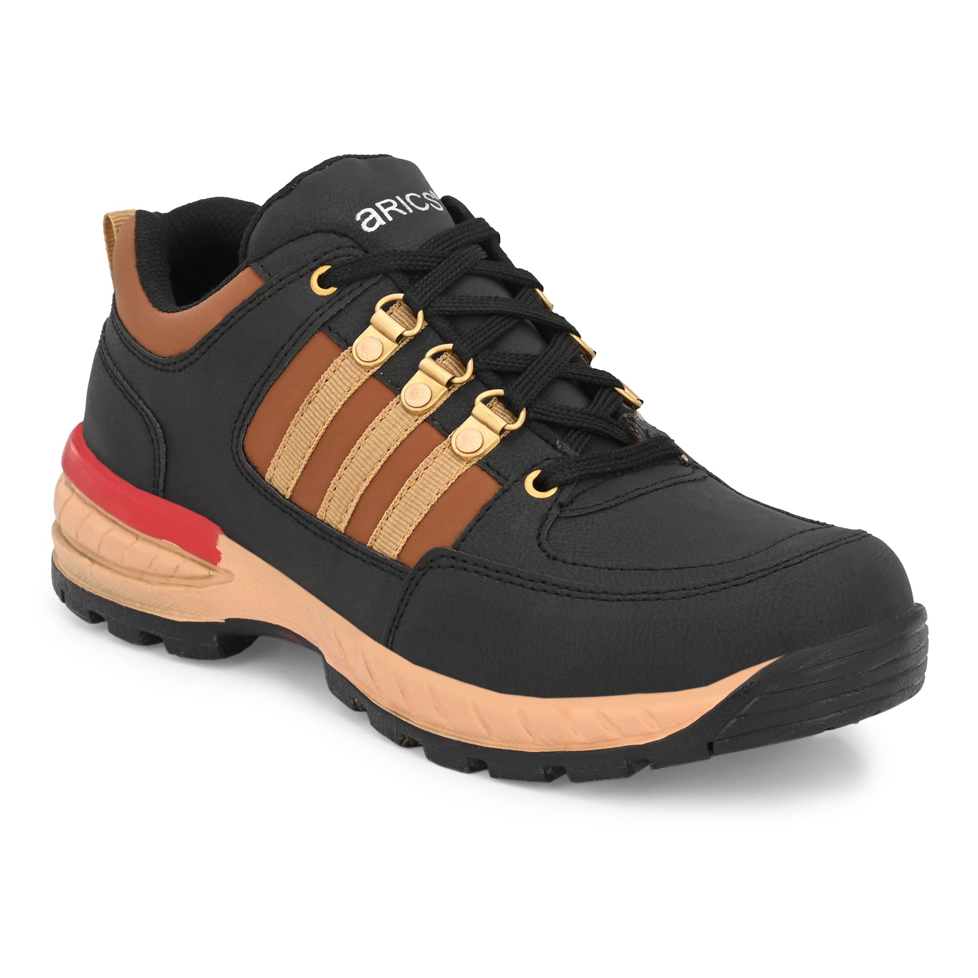 hermiz Synthetic Lace-Ups Hiking Trekking Shoes for Men| Perfect for Travel, Walking and Casual-picture-16