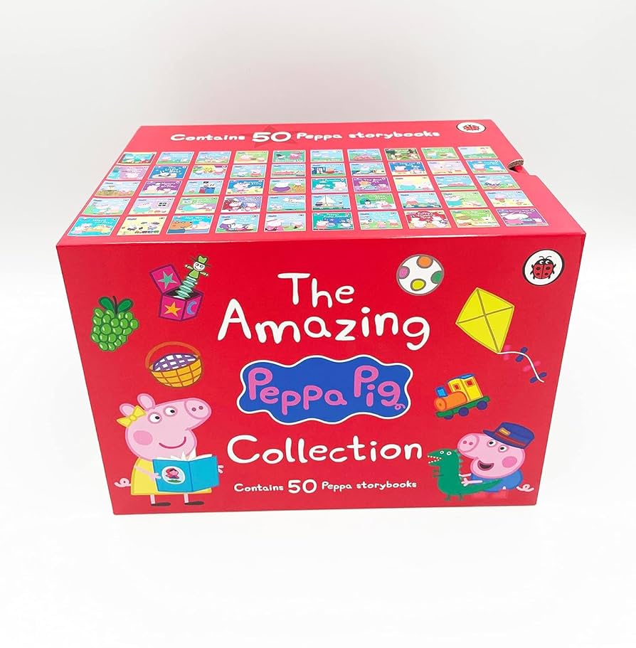 Peppa Pig The Amazing Collection 1-50 Red Box : Amazon.pl