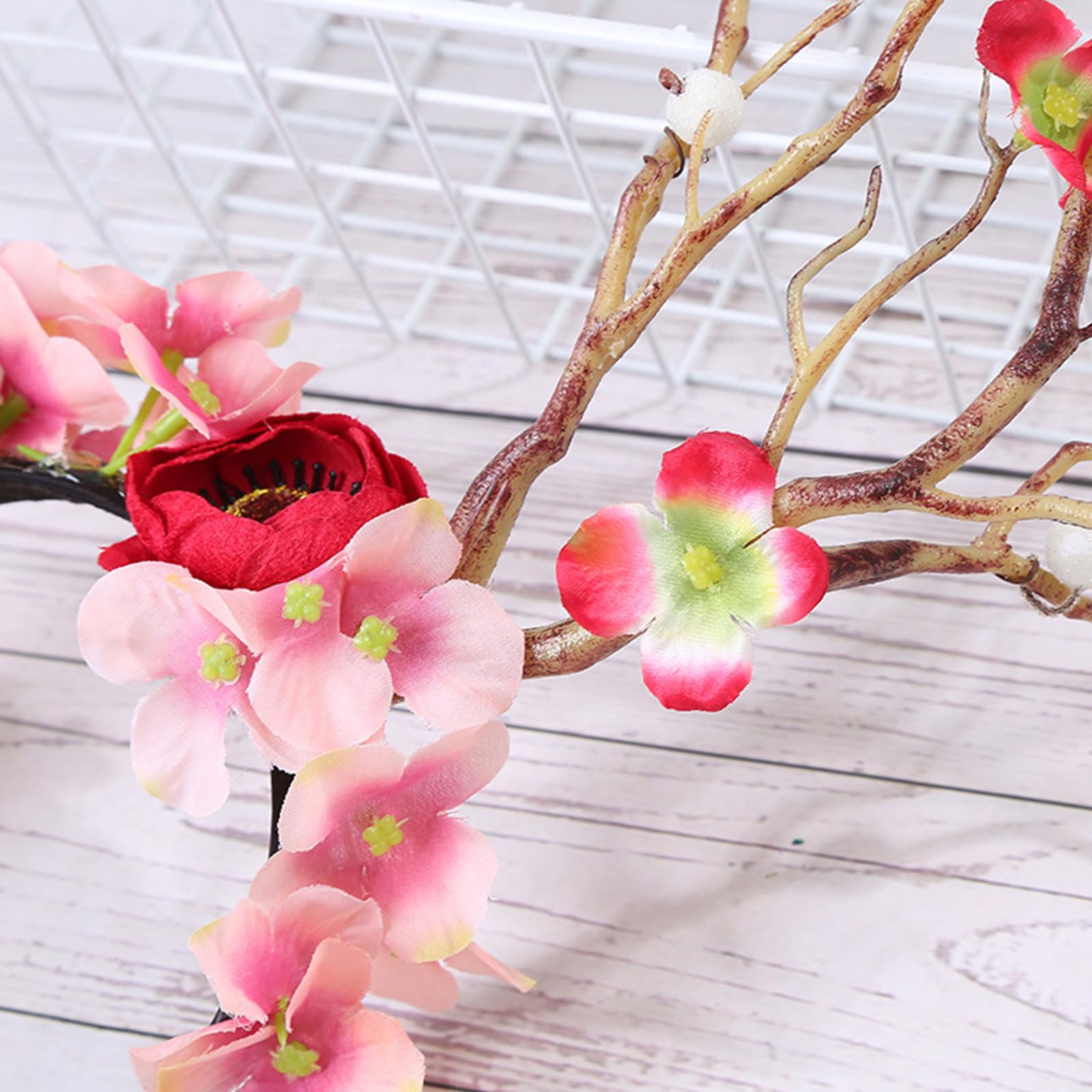 Kopfschmuck aus Horn mit Blumenmuster, für Kinder, Mädchen, Jungen, verstellbare Größe, perfekt für Partys und Feiern, florales Hirschkopfstück, 10 Stück