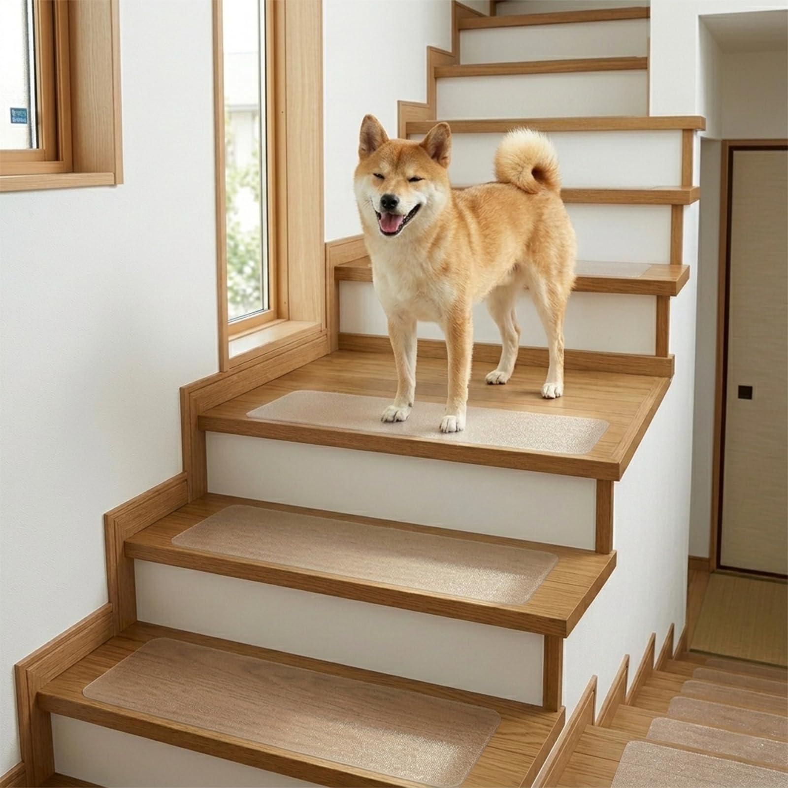 Spurtar（スパーター）階段 滑り止めマット 透明 15枚入 10cm*60…