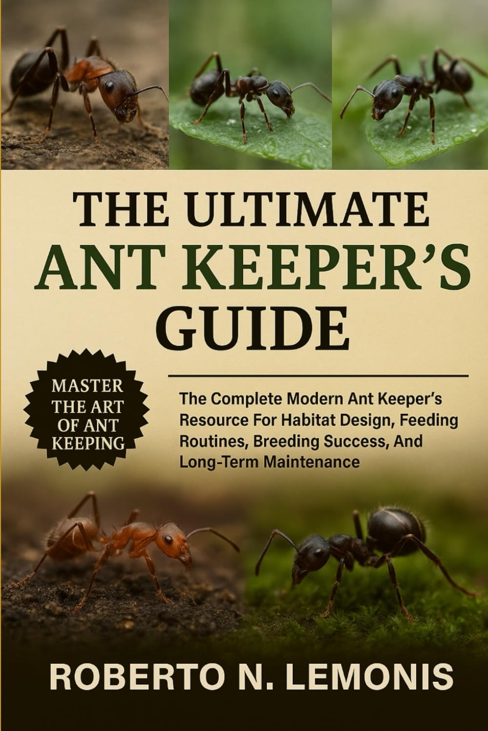 THE ULTIMATE ANT KEEPER’S GUIDE: The Complete Modern Ant Keeper’s Resource For Habitat Design, Feeding Routines, Breeding Success, And Long-Term Maintenance